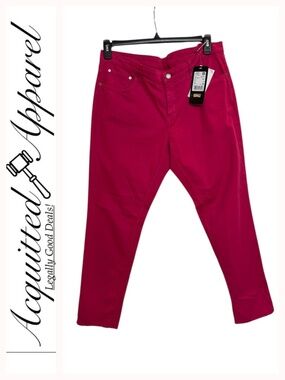 Escada Women’s Hot Pink Casual Dress Chinos Jeans